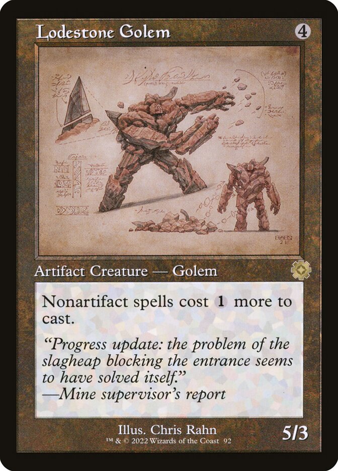 Golem de Magnetita / Lodestone Golem - Magic: The Gathering - MoxLand