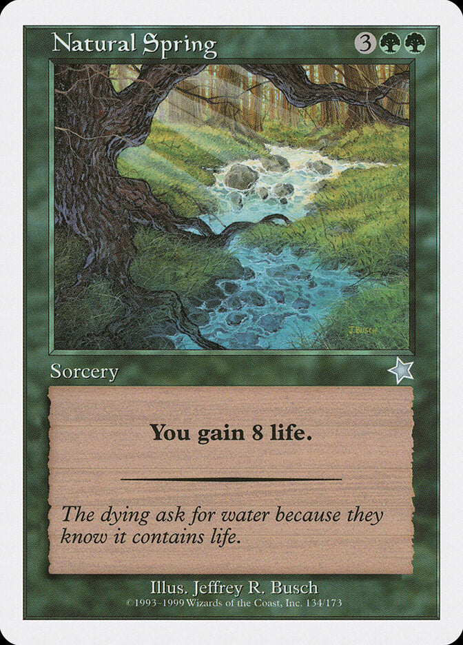Fonte Natural / Natural Spring - Magic: The Gathering - MoxLand