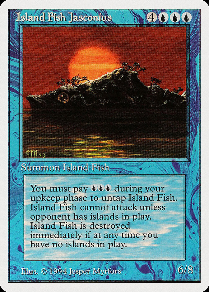 Peixe-Ilha Jasconius / Island Fish Jasconius - Magic: The Gathering - MoxLand