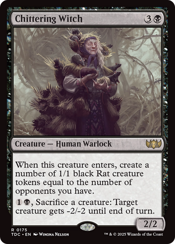 Bruxa Chiadora / Chittering Witch - Magic: The Gathering - MoxLand