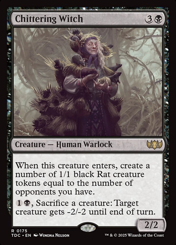 Bruxa Chiadora / Chittering Witch - Magic: The Gathering - MoxLand