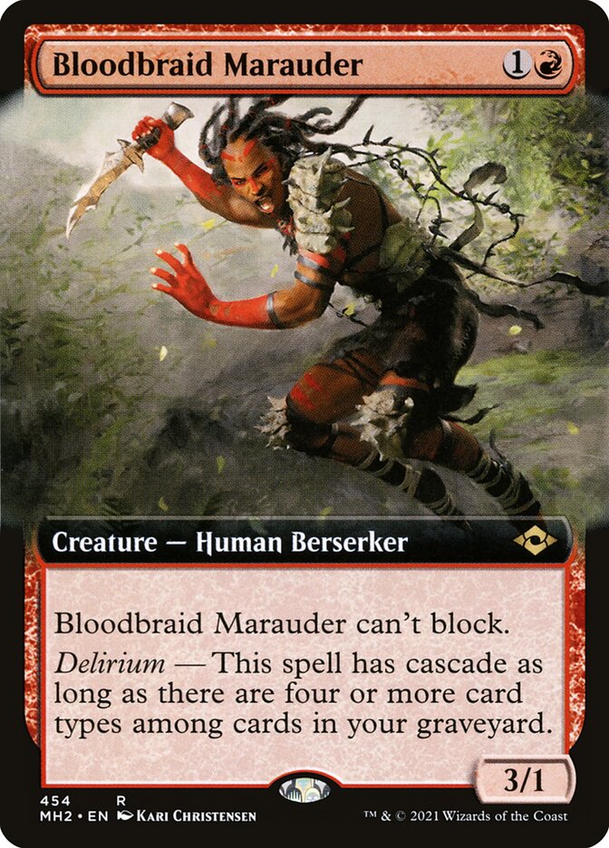 Saqueador Tranças-de-sangue / Bloodbraid Marauder - Magic: The Gathering - MoxLand