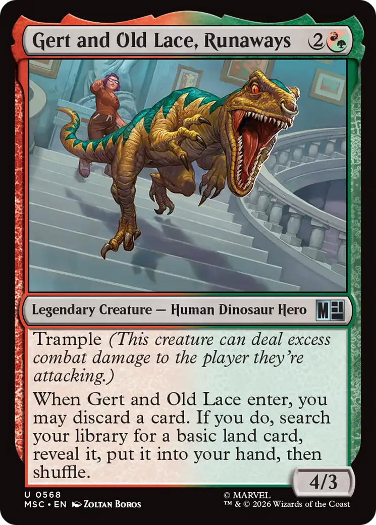 Gert and Old Lace, Runaways - Magic: The Gathering - MoxLand
