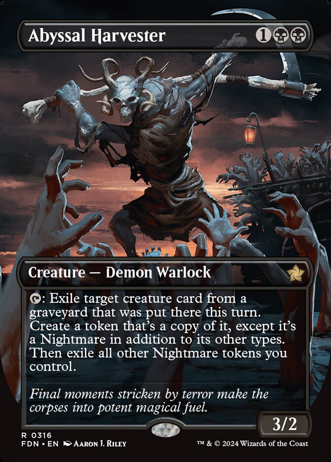 Ceifador Abissal / Abyssal Harvester - Magic: The Gathering - MoxLand
