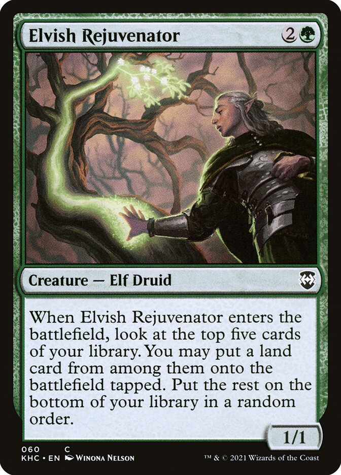 Rejuvenescedor Élfico / Elvish Rejuvenator - Magic: The Gathering - MoxLand