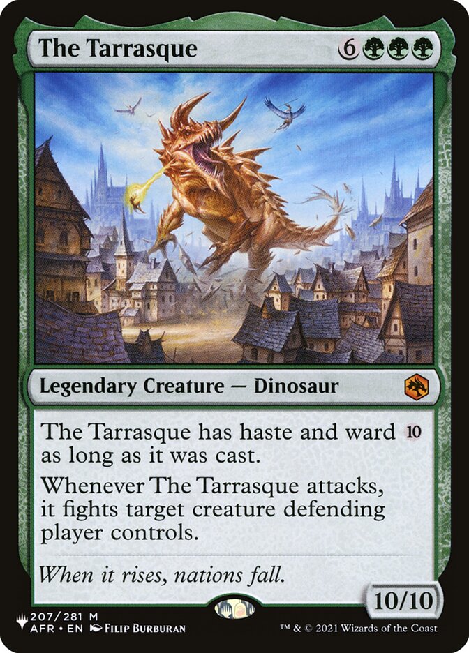 Tarrasque / The Tarrasque - Magic: The Gathering - MoxLand