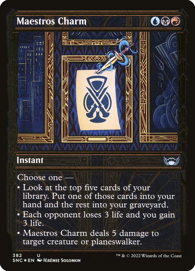 Amuleto dos Maestros / Maestros Charm - Magic: The Gathering - MoxLand