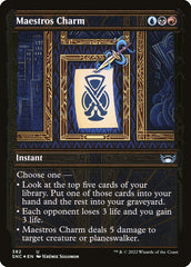 Amuleto dos Maestros / Maestros Charm - Magic: The Gathering - MoxLand