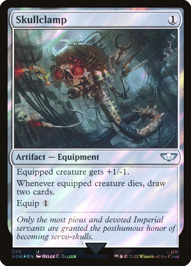 Pinça Craniana / Skullclamp - Magic: The Gathering - MoxLand