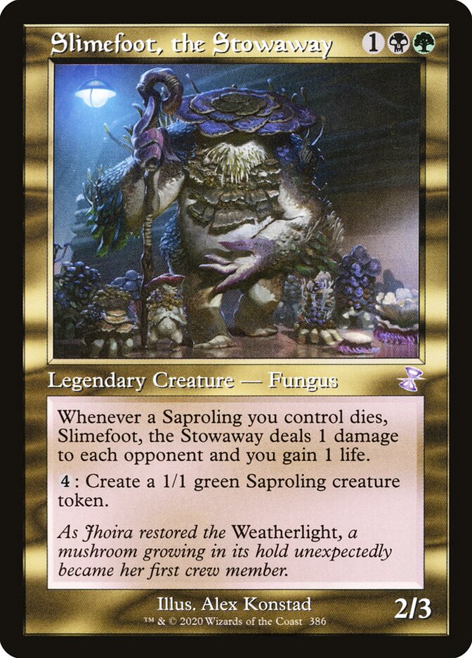 Pé-de-limo, o Clandestino / Slimefoot, the Stowaway - Magic: The Gathering - MoxLand