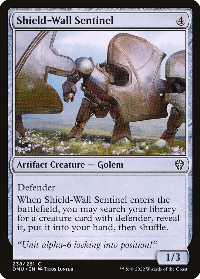 Sentinela da Barreira de Escudos / Shield-Wall Sentinel - Magic: The Gathering - MoxLand