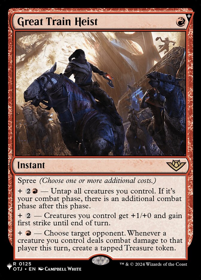 O Grande Assalto ao Trem / Great Train Heist - Magic: The Gathering - MoxLand