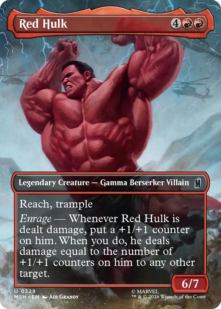 Red Hulk - Magic: The Gathering - MoxLand
