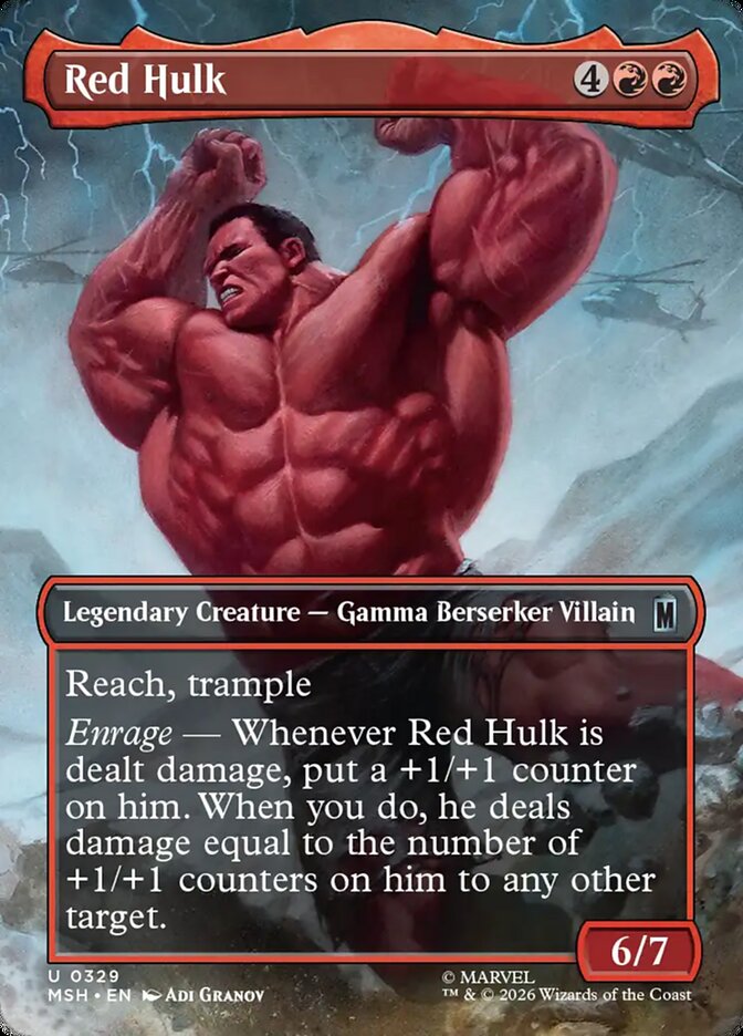 Red Hulk - Magic: The Gathering - MoxLand