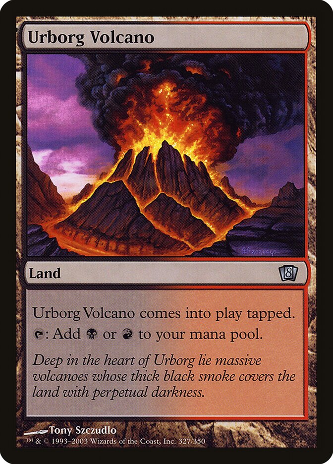 Vulcão de Urborg / Urborg Volcano - Magic: The Gathering - MoxLand