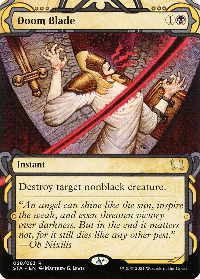 Lâmina da Destruição / Doom Blade - Magic: The Gathering - MoxLand