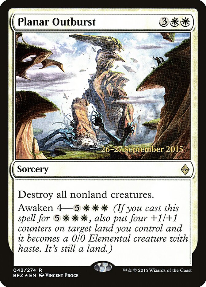 Irrupção Planar / Planar Outburst - Magic: The Gathering - MoxLand