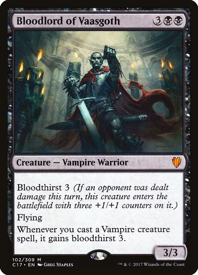 Senhor Vampiro de Vaasgoth / Bloodlord of Vaasgoth - Magic: The Gathering - MoxLand