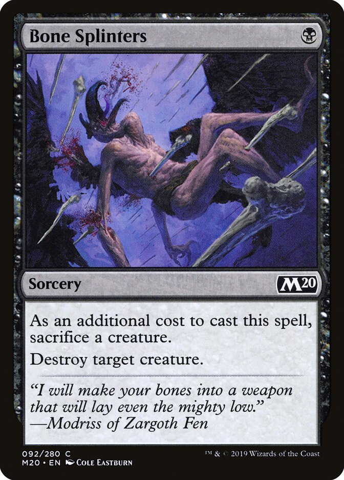 Estacas Ósseas / Bone Splinters - Magic: The Gathering - MoxLand