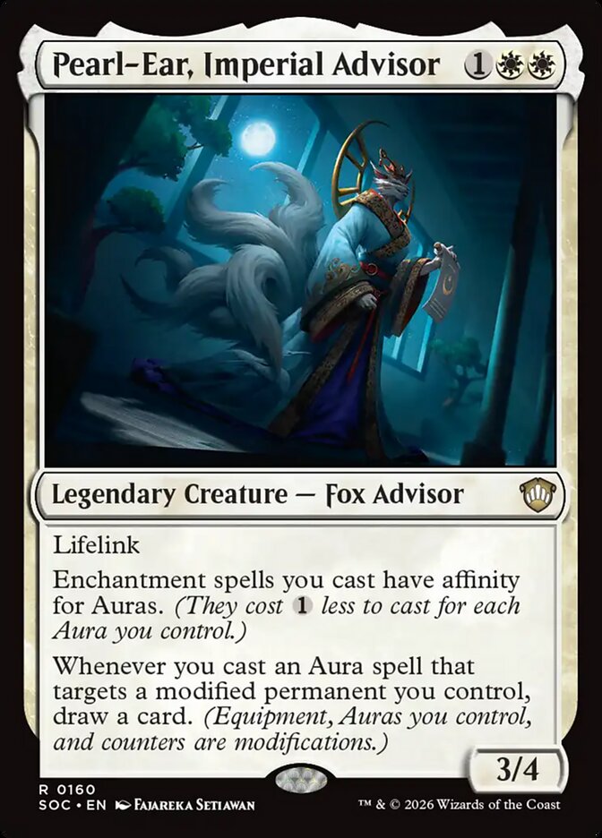 Orelha-de-Pérola, Conselheira / Pearl-Ear, Imperial Advisor - Magic: The Gathering - MoxLand