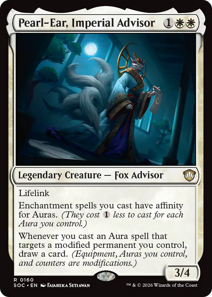 Orelha-de-Pérola, Conselheira / Pearl-Ear, Imperial Advisor - Magic: The Gathering - MoxLand