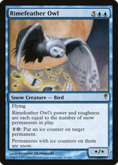 Coruja Pena-Gélida / Rimefeather Owl - Magic: The Gathering - MoxLand