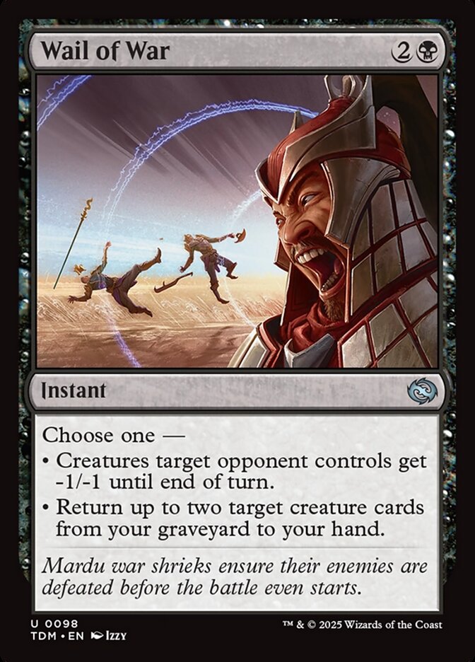 Lamúria da Guerra / Wail of War - Magic: The Gathering - MoxLand