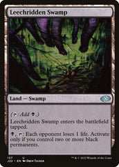 Pântano das Sanguessugas / Leechridden Swamp - Magic: The Gathering - MoxLand