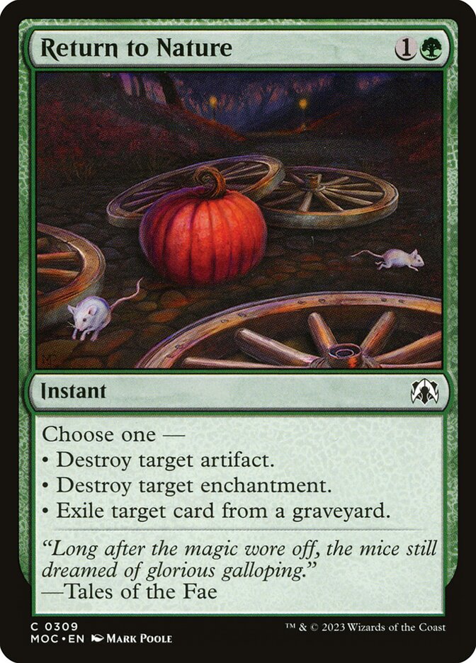 Retorno à Natureza / Return to Nature - Magic: The Gathering - MoxLand