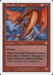 Dragão do Trovão / Thunder Dragon - Magic: The Gathering - MoxLand