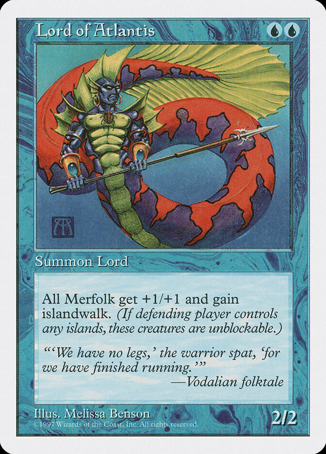 Senhor da Atlântida / Lord of Atlantis - Magic: The Gathering - MoxLand