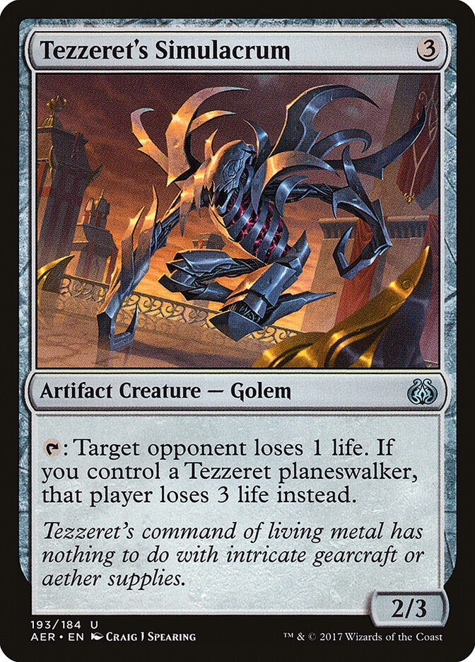 Simulacro de Tezzeret / Tezzeret's Simulacrum - Magic: The Gathering - MoxLand