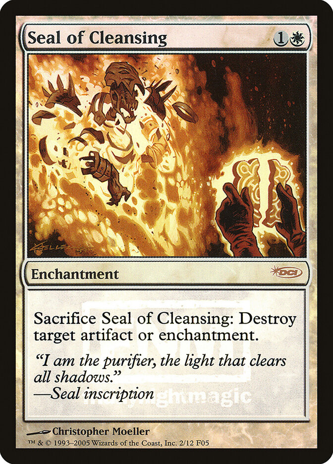 Selo da Purificação / Seal of Cleansing - Magic: The Gathering - MoxLand