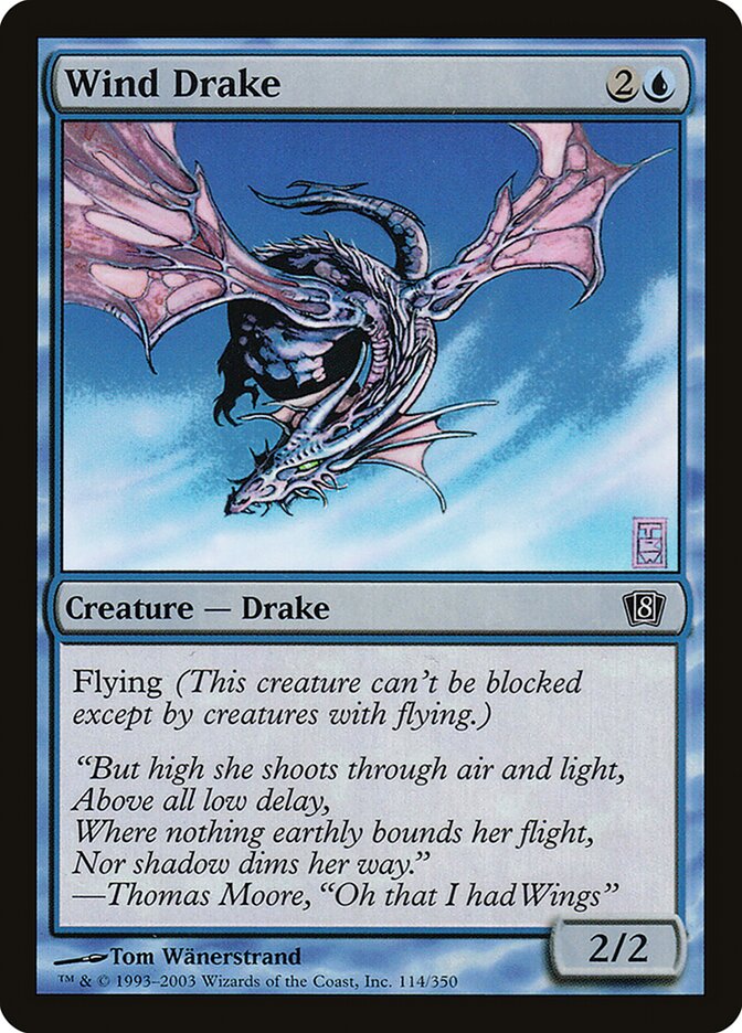 Dragonete do Vento / Wind Drake - Magic: The Gathering - MoxLand