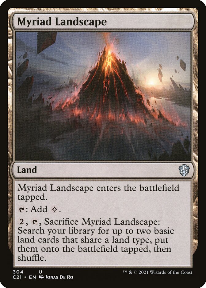 Paisagem Infinita / Myriad Landscape - Magic: The Gathering - MoxLand