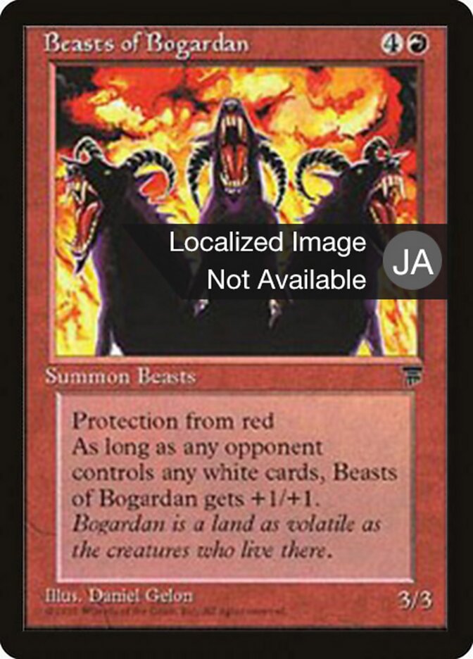Beasts of Bogardan - Magic: The Gathering - MoxLand