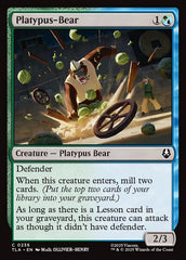 Ornitorrinco-urso / Platypus-Bear - Magic: The Gathering - MoxLand