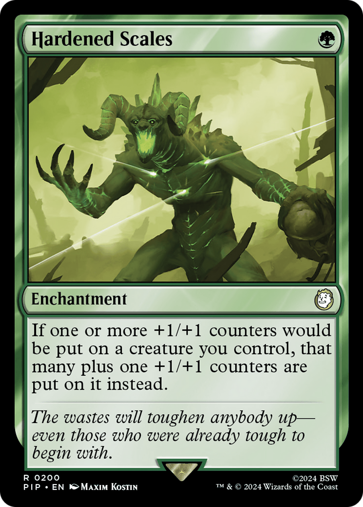Escamas Endurecidas / Hardened Scales - Magic: The Gathering - MoxLand