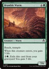 Vorme do Espinheiro / Bramble Wurm - Magic: The Gathering - MoxLand