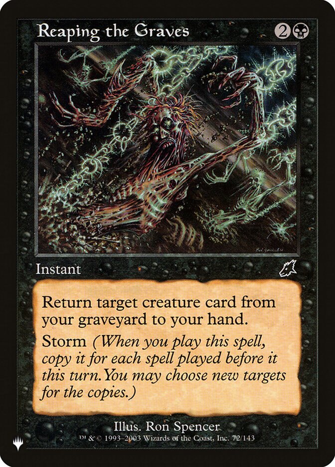 Violando os Túmulos / Reaping the Graves - Magic: The Gathering - MoxLand