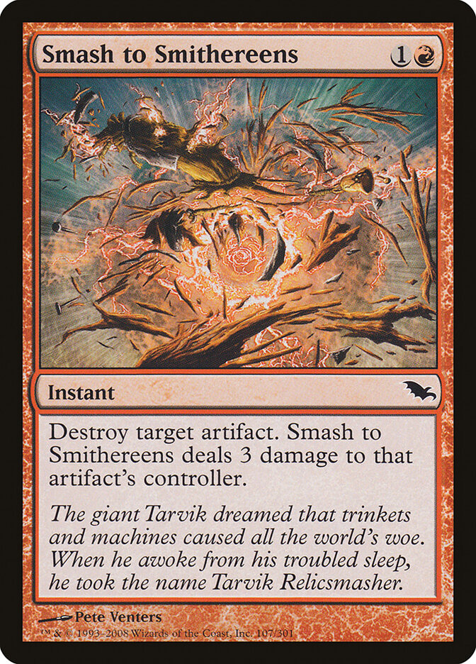 Reduzir a Cacos / Smash to Smithereens - Magic: The Gathering - MoxLand