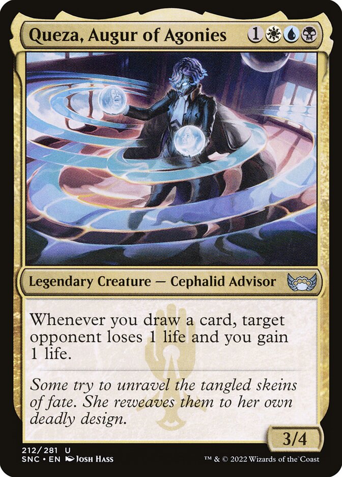 Queza, Áugure das Agonias / Queza, Augur of Agonies - Magic: The Gathering - MoxLand