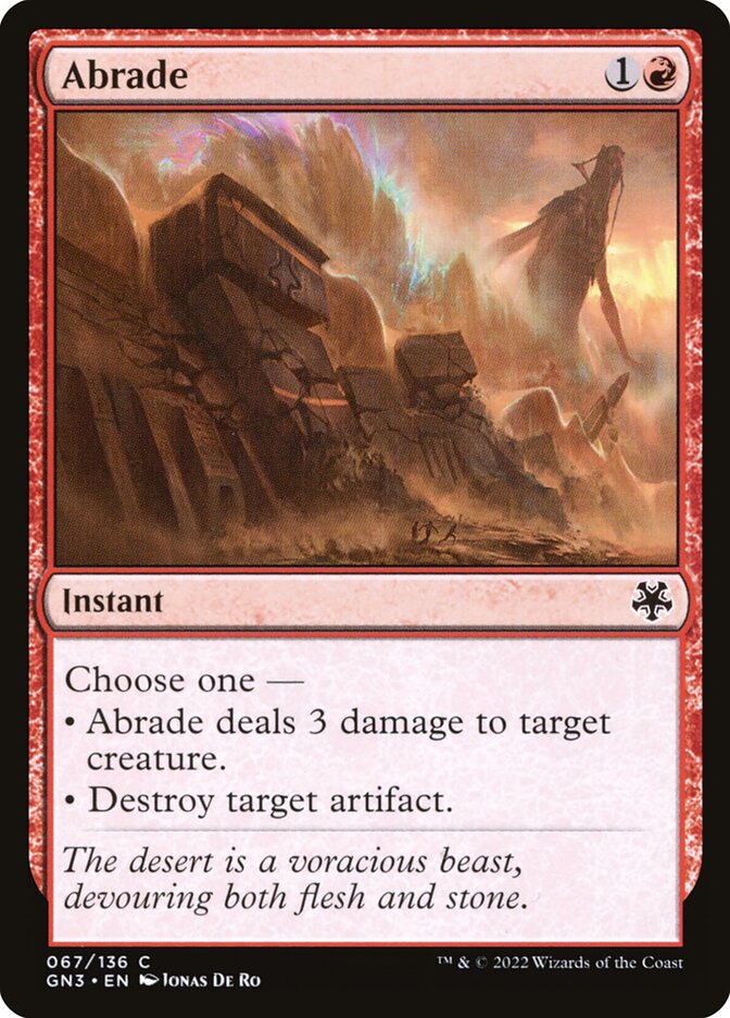 Abrasão / Abrade - Magic: The Gathering - MoxLand