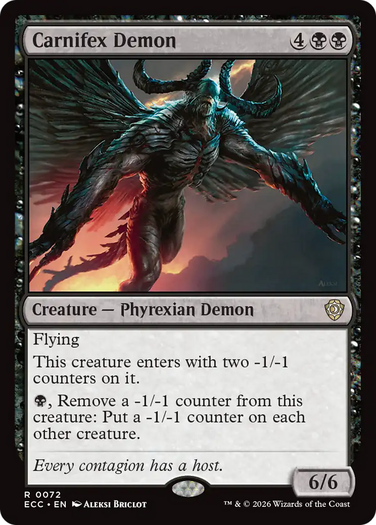 Demônio Carnífice / Carnifex Demon - Magic: The Gathering - MoxLand