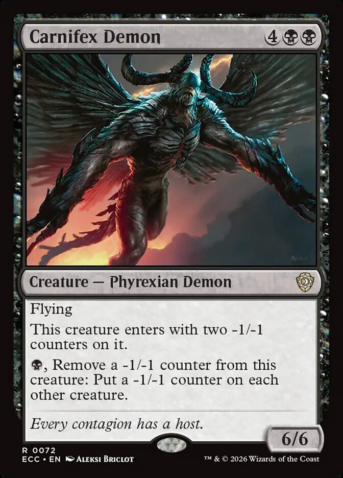 Demônio Carnífice / Carnifex Demon - Magic: The Gathering - MoxLand