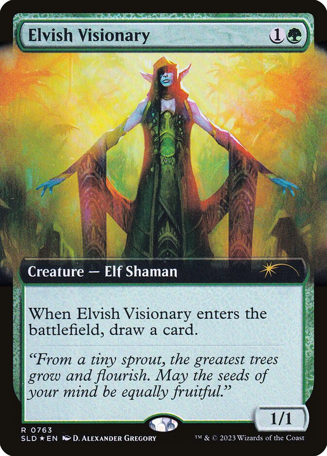 Visionário Élfico / Elvish Visionary - Magic: The Gathering - MoxLand