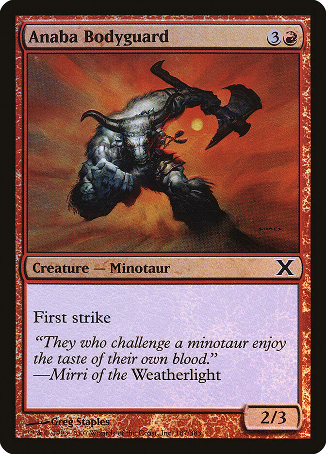 Guarda-Costas de Anaba / Anaba Bodyguard - Magic: The Gathering - MoxLand