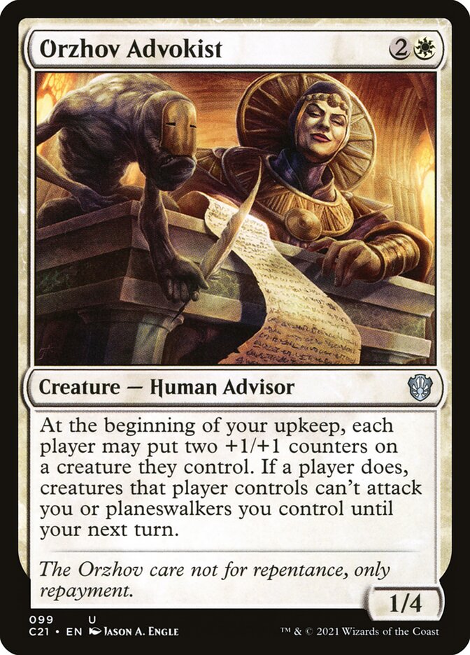 Advoquista Orzhov / Orzhov Advokist - Magic: The Gathering - MoxLand