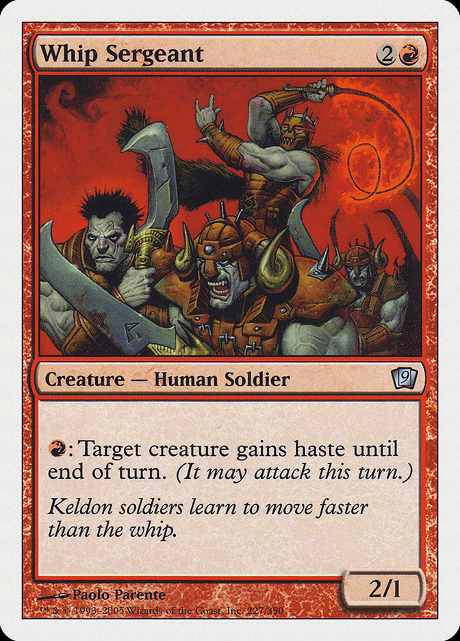 Sargento Açoitador / Whip Sergeant - Magic: The Gathering - MoxLand