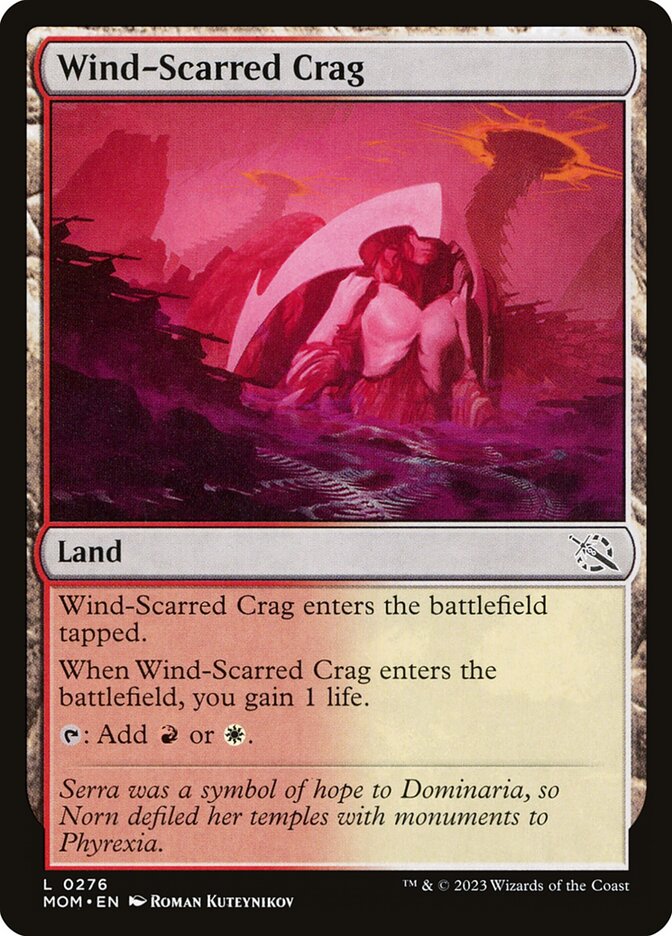 Penhasco Marcado pelo Vento / Wind-Scarred Crag - Magic: The Gathering - MoxLand